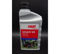 0,6L OEST Gigant HD SAE 30 4-Takt Rasenmäheröl Motor Öl Rasenmäher API