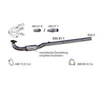 1x Abgasrohr ERNST 033411 passend für OPEL GENERAL MOTORS