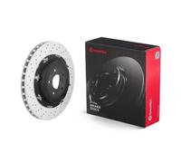 Bremsscheibe BREMBO 09.A190.13, hinten, belüftet, hochkarbonisiert, 1 Stück