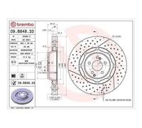 BREMBO Bremsscheibe PRIME LINE - Dual Cast
