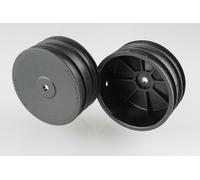 1:10 Felgen Offroad Front 4WD Flexlite - 12mm Sechskant - schwarz (2)