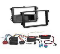 1 + 2 DIN RADIO EINBAUSET RADIO DIVERSITY CANBUS LFB SKODA FABIA RAPID ROOMSTER