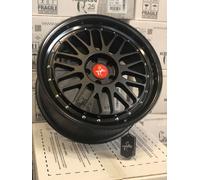 1 - 3 x 8,5x 19 Zoll 5x100 ET30 57,1 Keskin KT22 black painted Tiefbett VW Audi