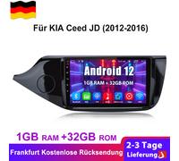 1+32G Für Kia Ceed 2012-2016 9'' Android 12 Autoradio GPS Navi WIFI BT SWC DAB+