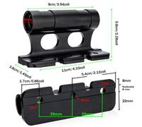 1-4 Sätze Fahrrad Gabel Halterung Innenraum Fahrradträger Schnellspanner Halter