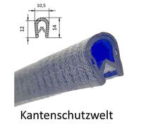 1,5-4,5 mm Kantenschutz Kantenschutzprofil Schwarz Keder Band Klemm Profil-Gummi