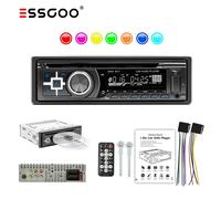 1 Din Autoradio mit DVD Bluetooth Freisprech MP3 Player USB SD AUX Eingang Radio