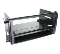 1-DIN Radioblende mit Fach Chrysler / Dodge / Jeep schwarz