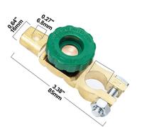 1 KFZ Auto Batterie Trenner Unterbrecher Trennschalter Polklem Batterieschalter