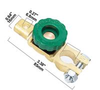 1x KFZ Auto Batterie Trenner Unterbrecher Trennschalter Polklem Batterieschalter