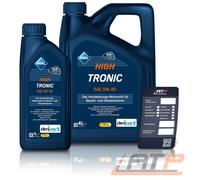1 L + 4 L = 5 LITER ARAL HIGHTRONIC HIGH TRONIC 5W-40 MOTOR-ÖL MOTOREN-ÖL