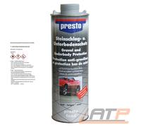 1 L LITER PRESTO STEINSCHLAG UNTERBODENSCHUTZ UBS HELL GRAU KORROSIONSSCHUTZ KFZ