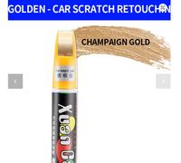 1 Lackstift 12 ml gold metallic glanz Lack Pinsel