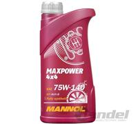 Mannol Getriebeöl MANNOL Maxpower 4x4 75W-140 API GL 5 LS 1 Liter (5,95 € pro 1 l)