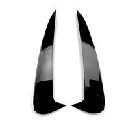 1 Paar ABS Auto Hinten Stoßstange Splitter Spoiler Canard Air Vent Für Mercedes Für Benz C-Klasse Coupe C205 2015-2019 Kofferraum Lippe(Glossly Black)