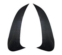 1 Paar Auto Styling Hinten Stoßstange Splitter Spoiler Canard Für Mercedes Für Benz C-Klasse W206 Air Vent Dekoration Abdeckung Trim Kofferraum Lippe(Kohlefaser)