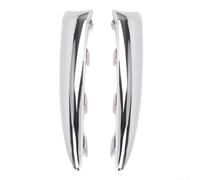 1 Paar Chrom-Zierleisten für Frontstoßstange von Fiat 500 2016-2020, ersetzt 735642306 735642307, linke und rechte Seite