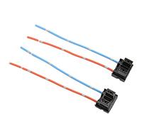 1 Paar H7 Scheinwerferbirne Reparatur Sockel Stecker Kabelbaum Rotes Kupfer Hitzebeständigkeit Langlebig Einfache Installation Hocheffizienter Scheinwerferbirnenstecker