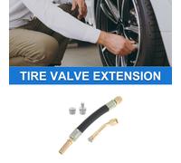 1 Satz 135 Grad Kupfer Reifenventilverlängerung universellem Kunststoff 125mm