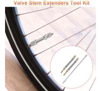 1 Satz 180 Grad Reifenventilverlängerung 125mm für Auto, Motorrad, Fahrrad