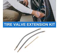1 Satz 180 Grad Reifenventilverlängerung 350mm für Auto, Motorrad, LKW
