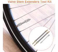 1 Satz 180° Kupfer Reifenventilverlängerung 180mm für Auto, Motorrad, Lkw