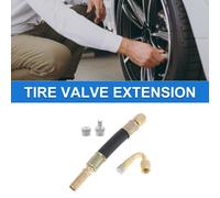 1 Satz 45 Grad Kupfer Reifenventilverlängerung universellem Kunststoff 100mm
