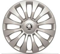 1 Satz Original Skoda Fabia 3 6V Radkappen Radzierblenden 15 Zoll 5JA071455A