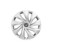 Volkswagen 2G0071455AUWP Radzierblenden 15 Zoll Stahlfelgen 4X Radkappen Radblenden, Silber