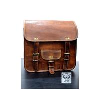 1 Seitentasche braun Leder Motorrad Seitentasche Satteltaschen Satteltasche P...