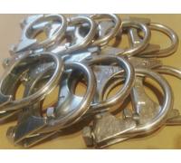 1 Set / 10 Stück M 10 45 mm - 48 mm Auspuffschellen Bügelschelle 10454810