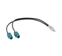 Doppel Fakra Stecker 2 fach auf DIN Stecker Antennenadapter Audi VW Seat Skoda