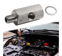 1 Stück 1/8" BSPT Öldruckanzeige T-Stück To Adapter Turbo Supply Feed Line