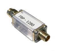1 Stück FBP-1280 Bandpassfilter 1280 MHz für Galileo E6 Band Low Insertion Loss High Rejection 10W Power Alloy Silver 47x127x8mm RF Navigation