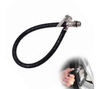 1 Stück Reifenfüller Schlauch 12.5mm Gewinde, Ventilverlängerung Autoventil Adapter, Reifenfüllschlauch mit Hebelstecker für Auto, Motorrad, Fahrrad, Ersatzschlauch für Luftpumpe