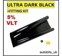 1 Teile Auto Büro Tönungsfolie Fenster Tönung Super Dunkel Schwarz 5% 50cm X 3M