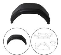 1 x Kotflügel Anhänger 14 Zoll Kunststoff 2275 750 x 220 x 330 mm Schutzblech