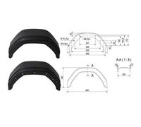 ProPlus Kotflügel Kunststoff 13 inch (2066)