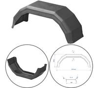ProPlus 1 x Kotflügel Anhänger 8 Zoll Kunststoff 510x190x152mm Schutzblech Schmutzfänger