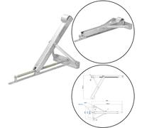 1 x Wohnwagen Stütze 450kg 615x278 Höhe 507mm Kurbelstütze auch für Anhänger