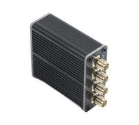 1-zu-4 Navigationssignal-Splitter für GPS, BeiDou, GLONASS & für galileo | 1.4-1.6 GHz Leistungsverteiler mit SMA-Buchsen, geringe Einfügedämpfung, hohe Isolation, 50 Ohm, schwarz