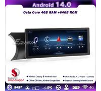 10.24"Android 14 Autoradio Carplay wifi GPS Mercedes C Klasse W204 S204 NTG 4.5