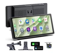 10,26" CarPlay Display für Android Auto Car Play Touchscreen mit Navigation | Tragbares Car Play Touchscreen mit GPS Navigation, Bluetooth, AirPlay,Mirror Link,AUX,Anschluss für alle Fahrzeuge