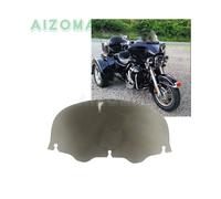 10" Motorrad Smoke Batwing Windschutzscheibe Windschutz für Harley Touring Electra Glide CVO Street