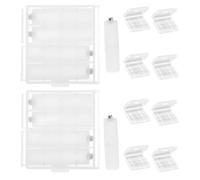 10 Sätze Aaa Konverter zu Aa Batterieadapter aus Kunststoff