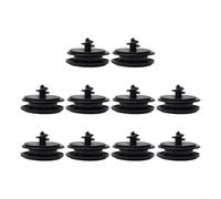 10 Sets Fussmatten Befestigung Clips Rutschfest PVC | PVC Material, schwarz, für doppelte Schicht, rutschfest, einfache Montage, 10 Sets