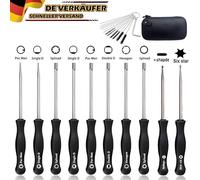 10 Stk Vergaser Schraubendreher Einstellwerkzeug mit Reinigungsbürsten für Zama