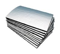 10 Stück Dämmmatte Auto 5mm, 25 x 18cm Auto Schallschutzmatte Selbstklebend, Motorhaube Isoliermatte Antidröhnmatte, Dämmmatte Motorhaube Schalldämmung Tür, Feuerfeste Feuchtigkeitsfest Wasserdicht