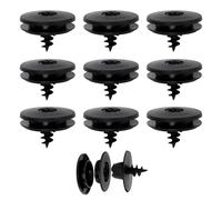 10 Stück Fussmatten Halter Clips,Fussmatten-Halter-Clips,Auto Fußmatten Clip,Universelle Halterung für Autoteppiche,Autoteppich Clips,Geeignet zur Befestigung von Autoteppichen(Schwarz)