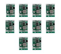 10 Stück Mini Step Down Converter Modul, DC-DC Buck Converter, 4.5-28V Spannungswandler, Ultra Kleine DC-DC Wandler, 24V zu 12V 9V 5V 3V Step Down Einstellbar Wandler